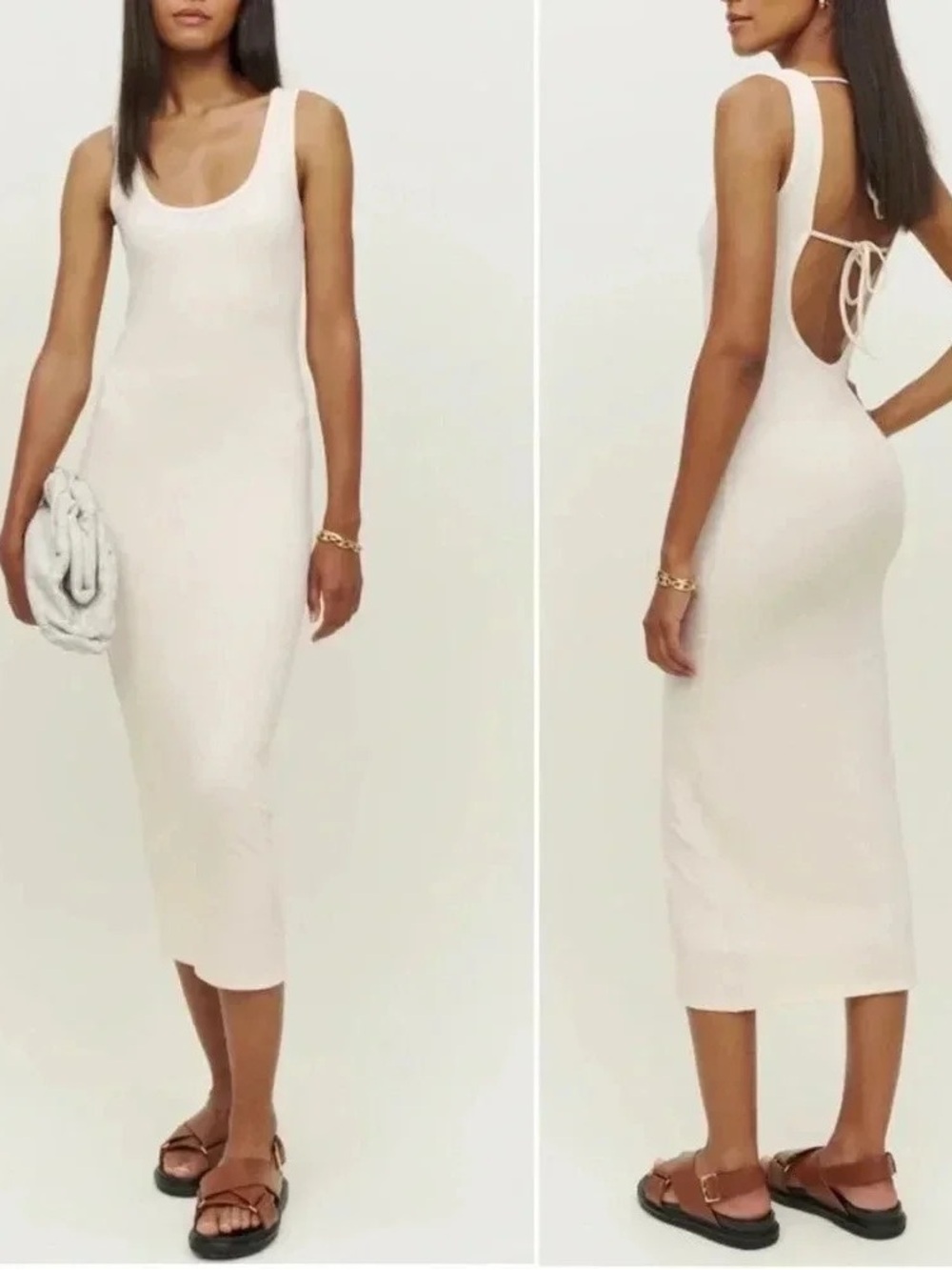 REFORMATION Nero Knit Dress Size Medium